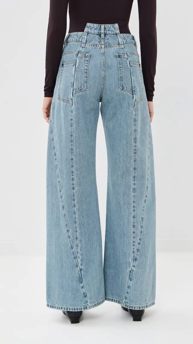 Maison Margiela Cutout Jeans Medium Blue Stone Wash | Thumbnail 3 Maison Margiela Cutout Jeans Medium Blue Stone Wash | Thumbnail 3