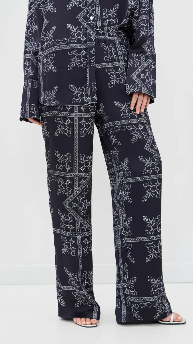 4th & Reckless Amira Satin Trousers | Thumbnail 2 4th & Reckless Amira Satin Trousers | Thumbnail 2