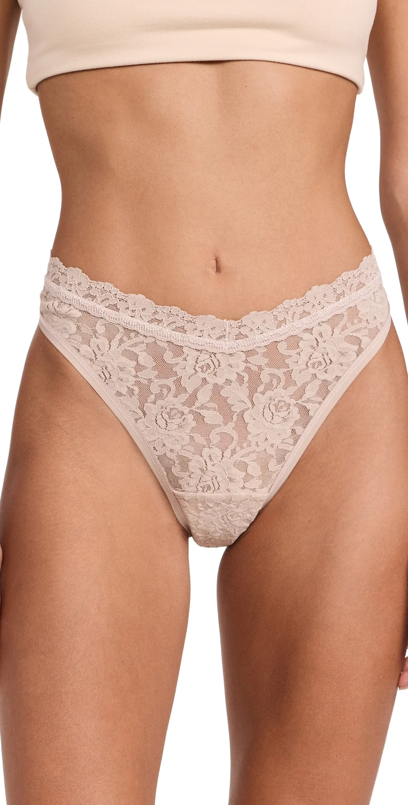 Signature Lace High Cut Thong Signature Lace High Cut Thong