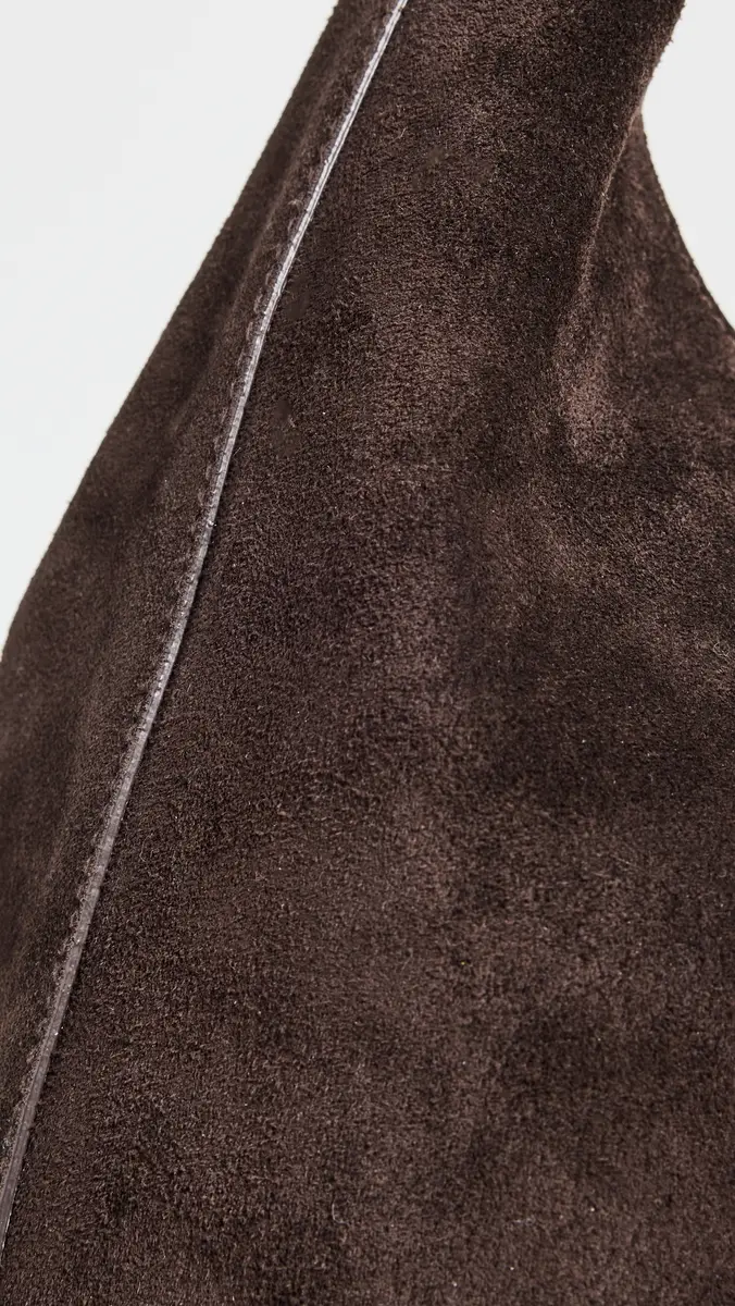 Madewell Suede Large Slouchy Shoulder Tote Dark Carob One Size | Thumbnail 5