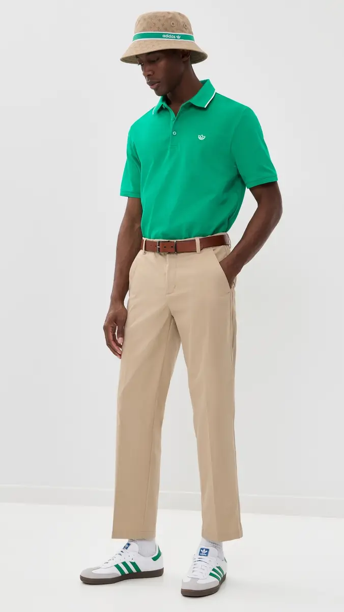Adidas Golf Originals Twistknit Trefoil Polo | Thumbnail 5 Adidas Golf Originals Twistknit Trefoil Polo | Thumbnail 5