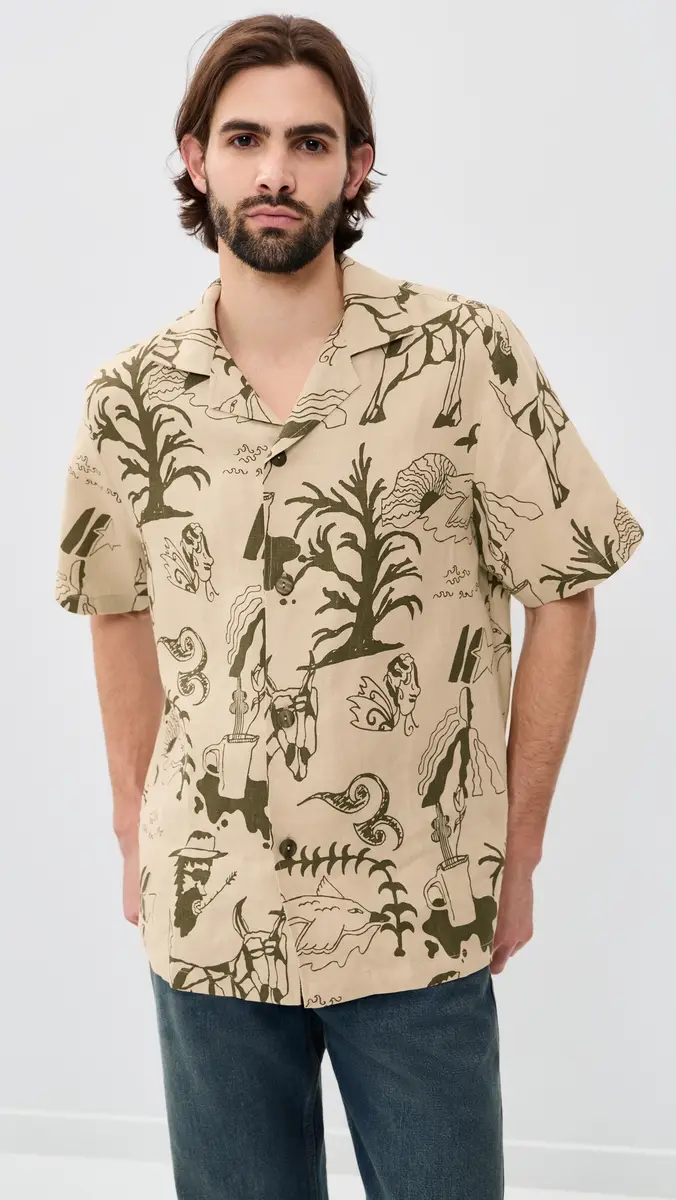 OAS Poplan Cuba Linen Shirt | Thumbnail 2