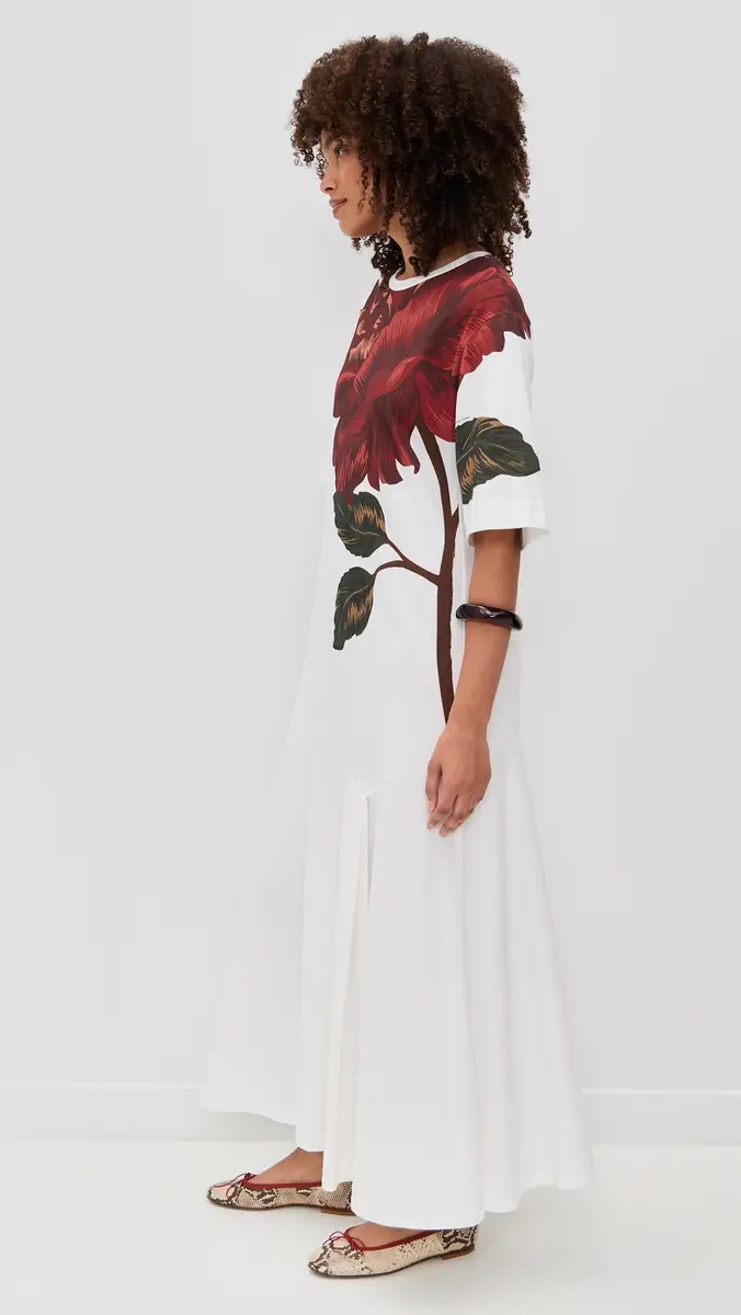 FARM Rio Flower Maxi Dress Off White | Thumbnail 4 FARM Rio Flower Maxi Dress Off White | Thumbnail 4