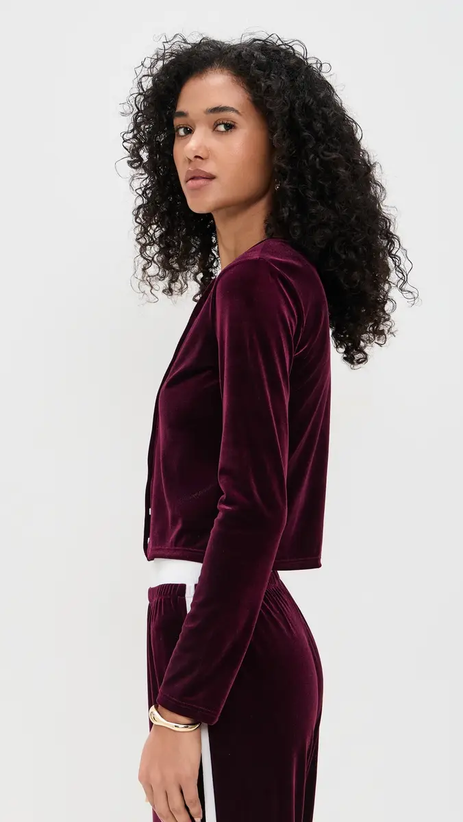 LE BOP Eloise Velvet Cardigan | Thumbnail 4 LE BOP Eloise Velvet Cardigan | Thumbnail 4