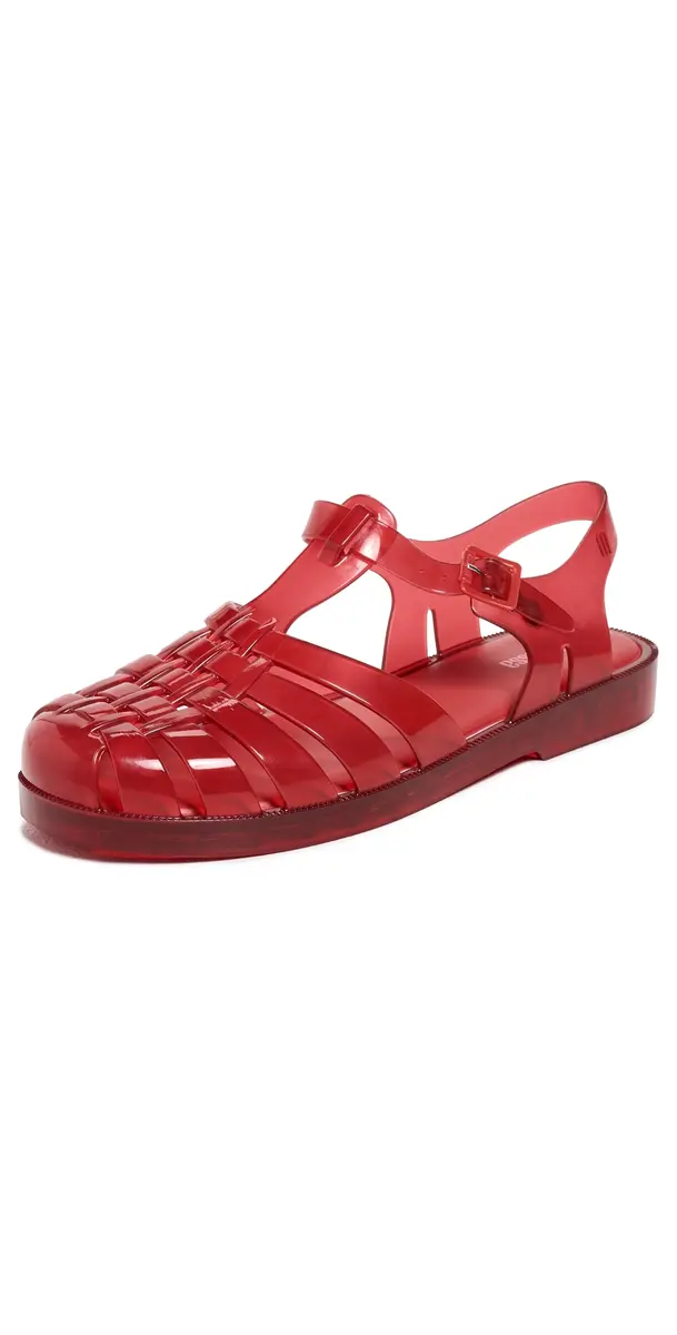 Melissa Possession Jelly Sandals Red 6 | Image 1 Melissa Possession Jelly Sandals Red 6 | Image 1
