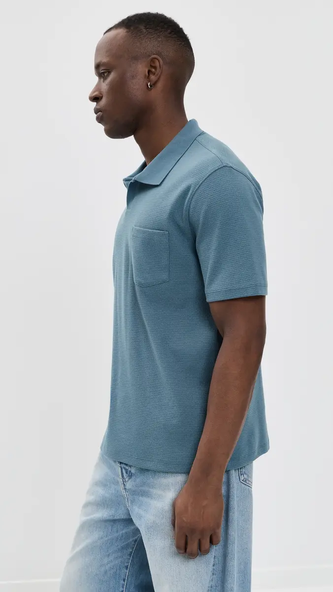 Vince Johnny Collar Shirt | Thumbnail 4 Vince Johnny Collar Shirt | Thumbnail 4