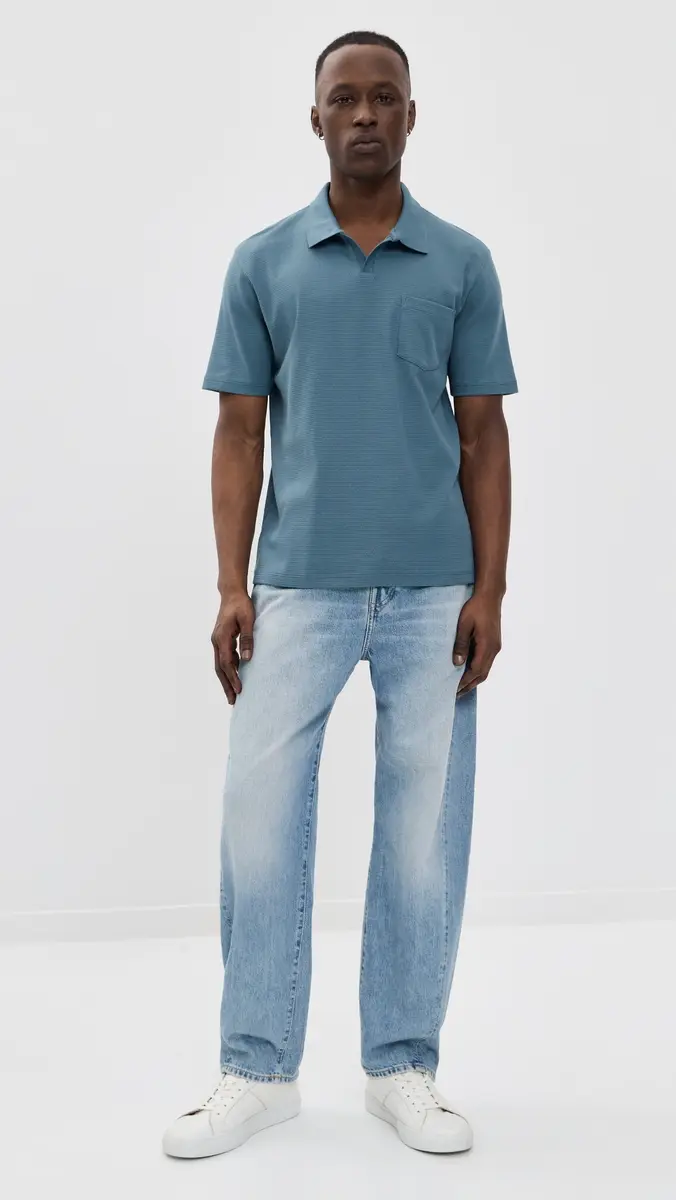 Vince Johnny Collar Shirt | Thumbnail 5 Vince Johnny Collar Shirt | Thumbnail 5