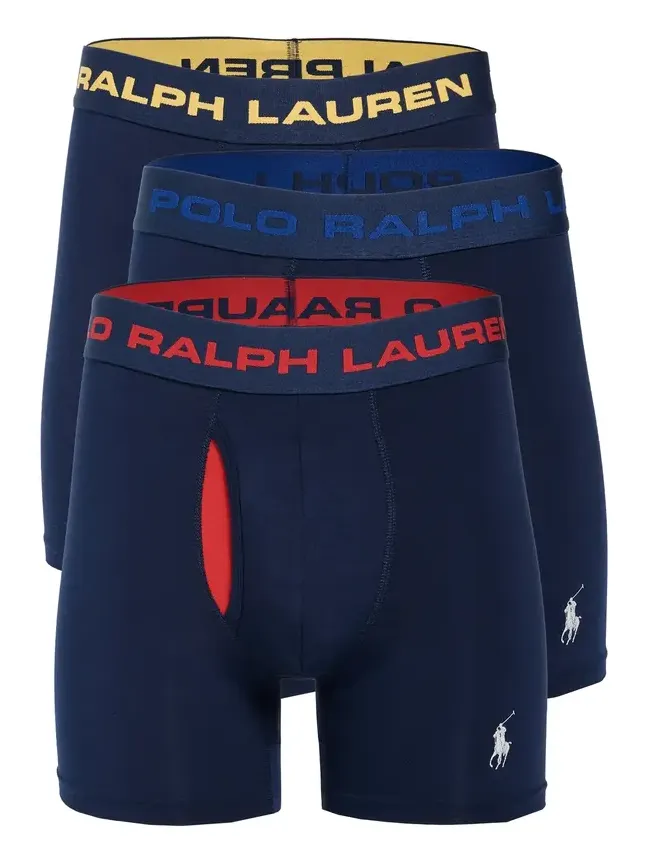Polo Ralph Lauren Underwear Perfect Pouch Modal Boxer Briefs 3 Pack