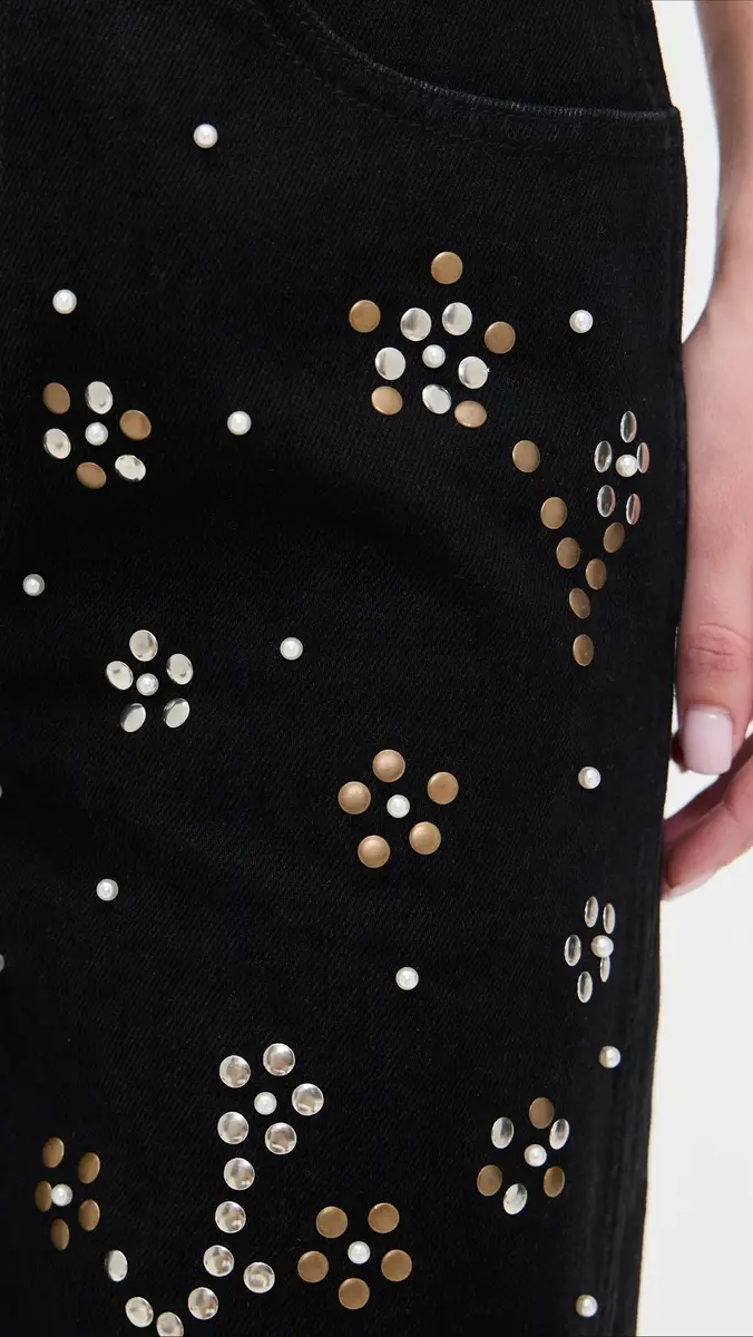 Sea Etta Denim Studded Jeans Black | Thumbnail 6 Sea Etta Denim Studded Jeans Black | Thumbnail 6