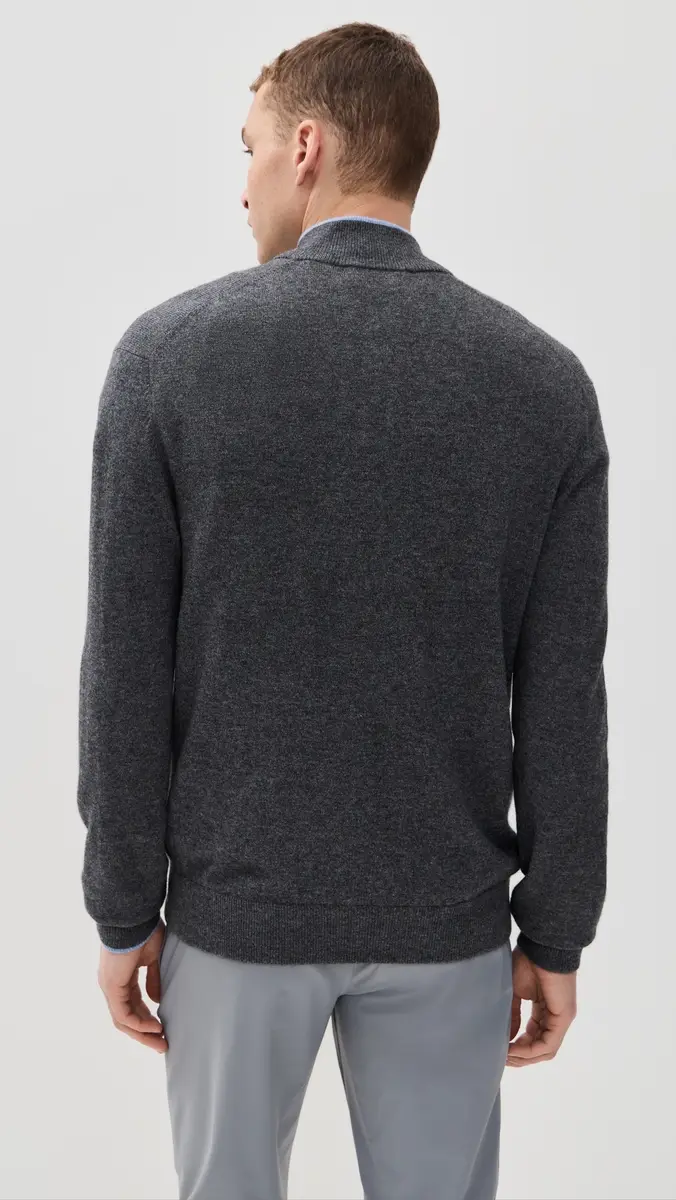 Greyson Sebonack Cashmere Blend Quarter Zip Sweater | Thumbnail 3