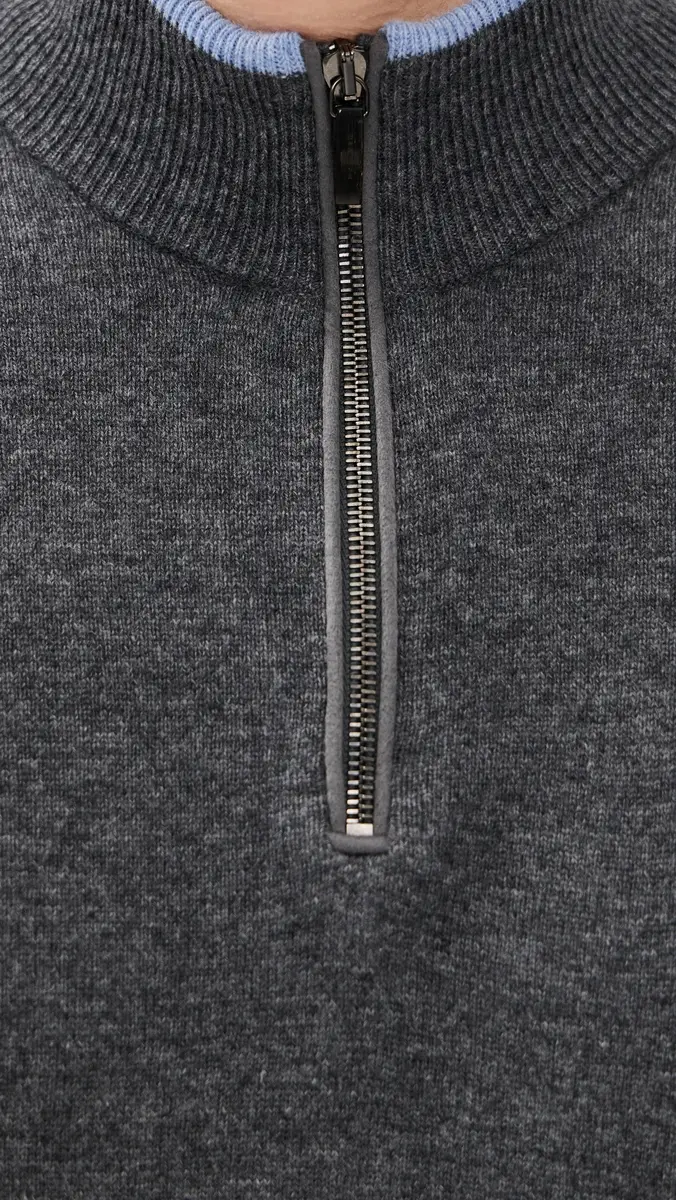 Greyson Sebonack Cashmere Blend Quarter Zip Sweater | Thumbnail 6