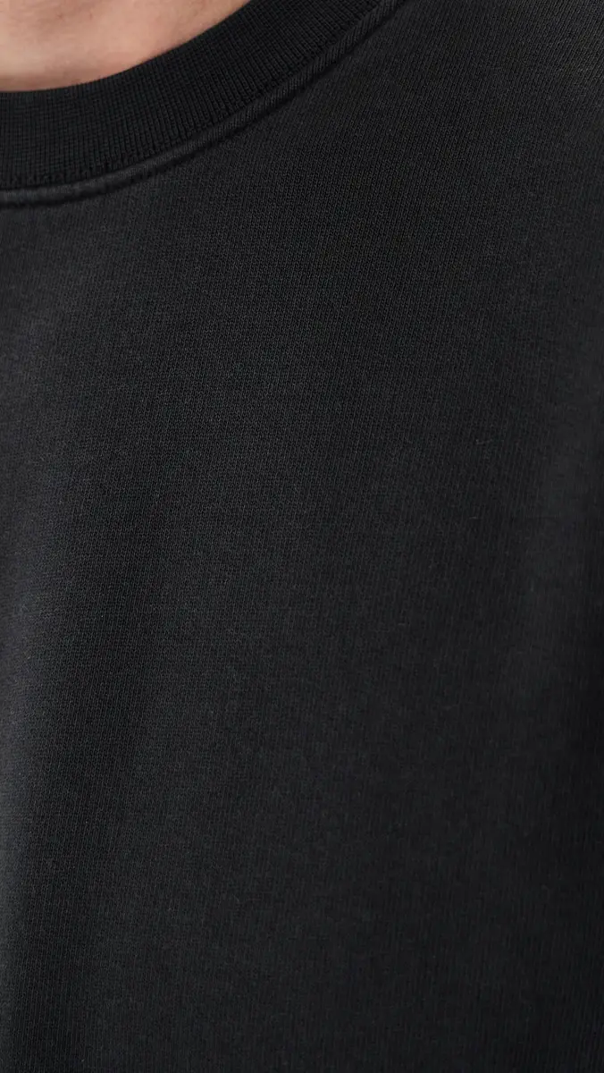 Madewell The cCarren idweight Crewneck Sweatshirt True Black | Thumbnail 6 Madewell The cCarren idweight Crewneck Sweatshirt True Black | Thumbnail 6