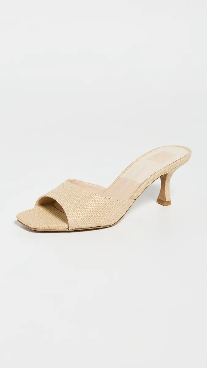 Dolce Vita Glynda Raffia Mules | Thumbnail 2 Dolce Vita Glynda Raffia Mules | Thumbnail 2