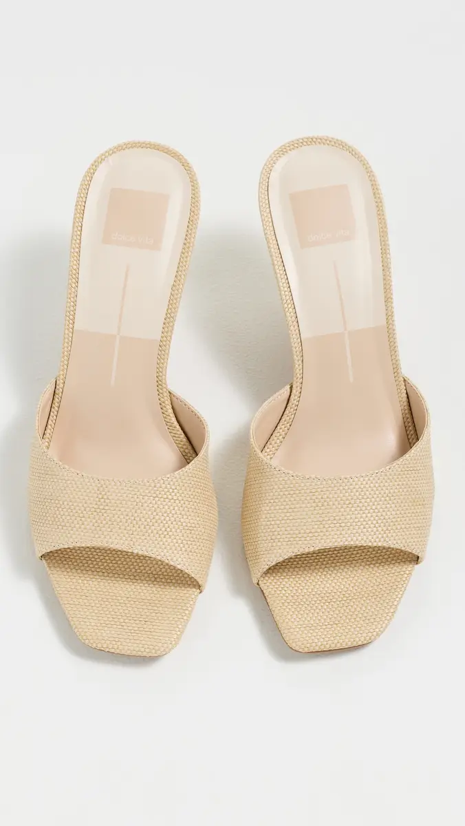 Dolce Vita Glynda Raffia Mules | Thumbnail 5 Dolce Vita Glynda Raffia Mules | Thumbnail 5