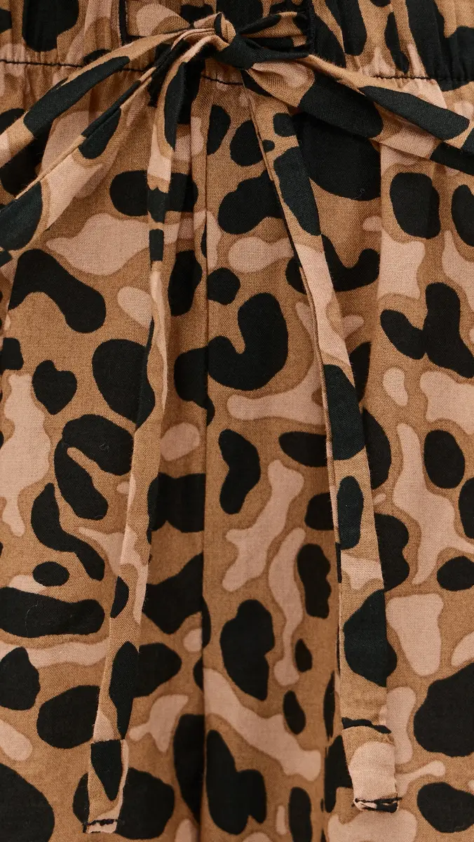 Natalie Martin Collection Tash Shorts Leopard Cotton | Thumbnail 6