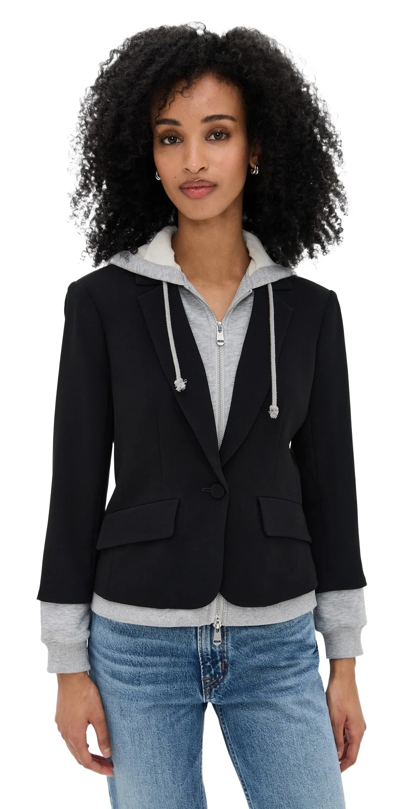 Zip Up Le Petit Khloe Blazer Zip Up Le Petit Khloe Blazer