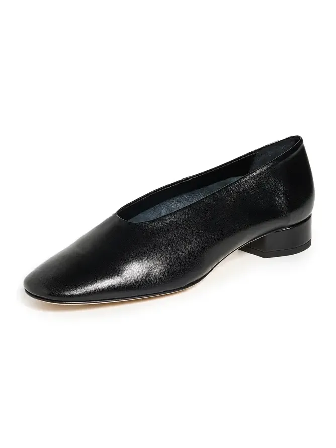 aeyde Delia Nappa Leather Heels