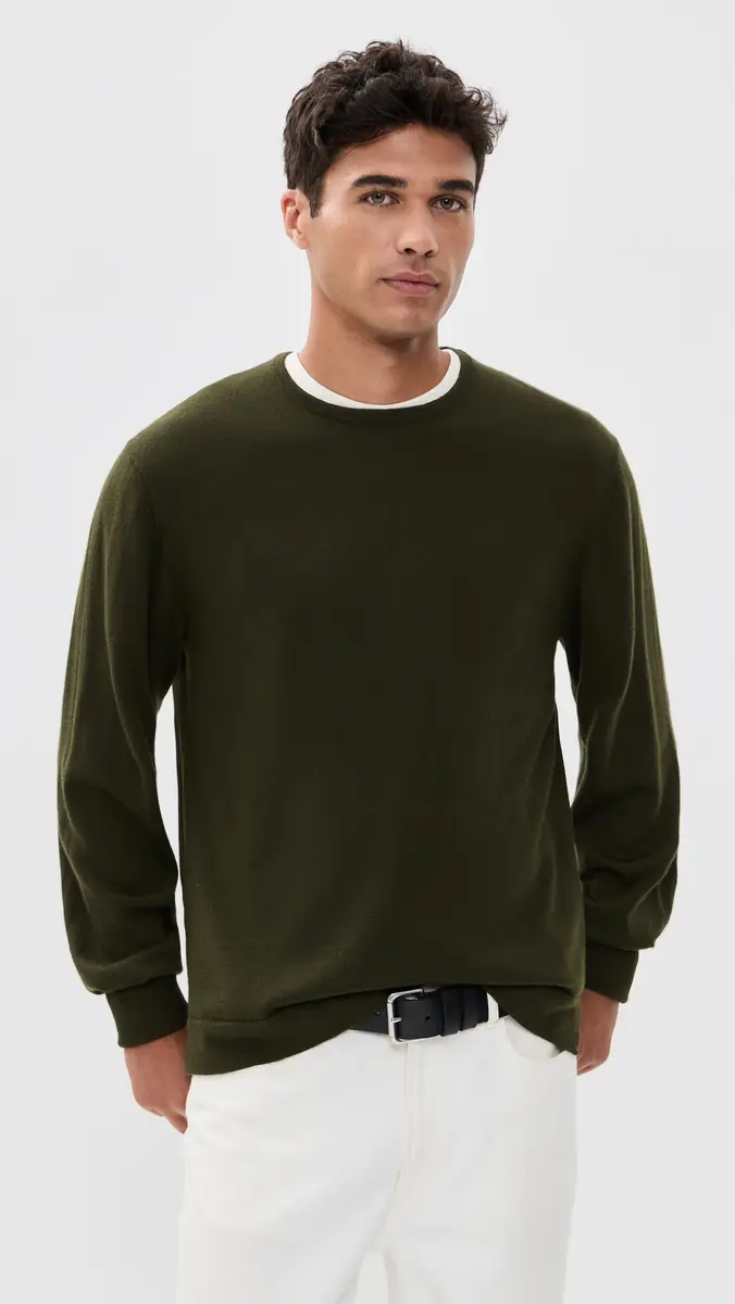 OFFICINE GÉNÉRALE Nina Crew Neck Merino Wool Sweater | Thumbnail 2