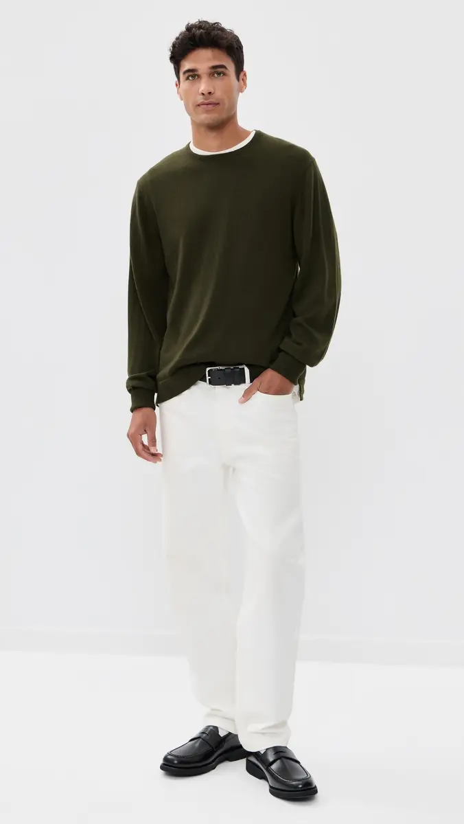 OFFICINE GÉNÉRALE Nina Crew Neck Merino Wool Sweater | Thumbnail 5