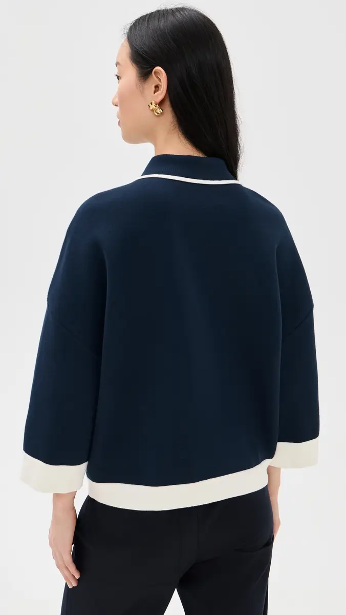 ESSENTIEL ANTWERP Jugly Knit Cardigan Classic Navy | Thumbnail 3 ESSENTIEL ANTWERP Jugly Knit Cardigan Classic Navy | Thumbnail 3