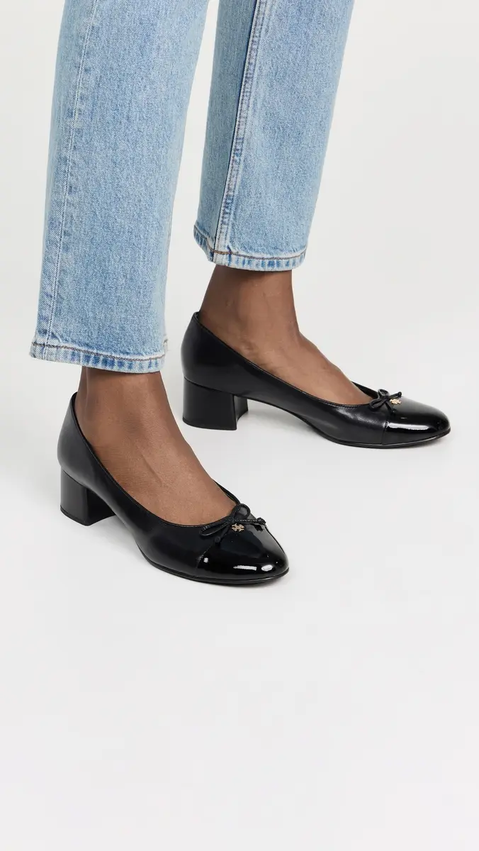Tory Burch 45mm Cap Toe Pumps | Thumbnail 3 Tory Burch 45mm Cap Toe Pumps | Thumbnail 3