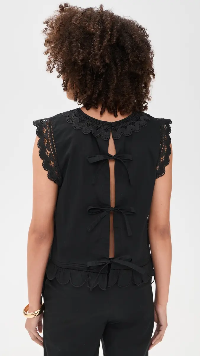 The Garment Kirsten Ruffle Top Black | Thumbnail 3 The Garment Kirsten Ruffle Top Black | Thumbnail 3