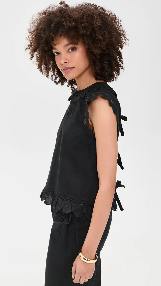 The Garment Kirsten Ruffle Top Black | Thumbnail 4 The Garment Kirsten Ruffle Top Black | Thumbnail 4