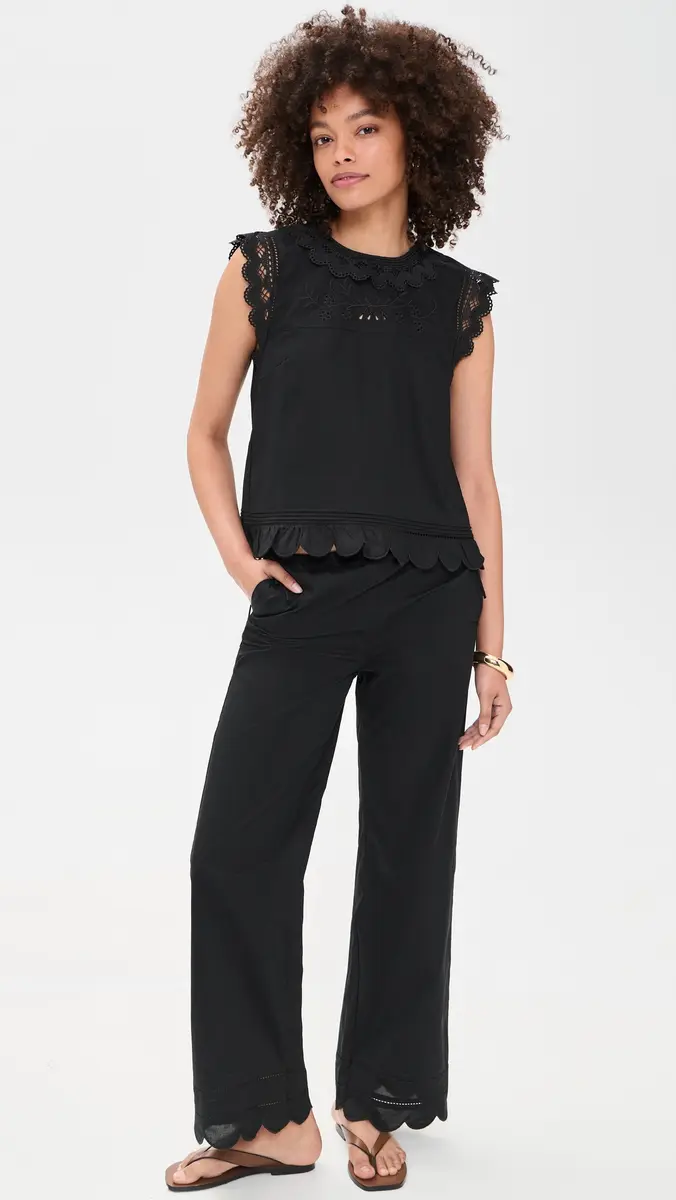 The Garment Kirsten Ruffle Top Black | Thumbnail 5 The Garment Kirsten Ruffle Top Black | Thumbnail 5