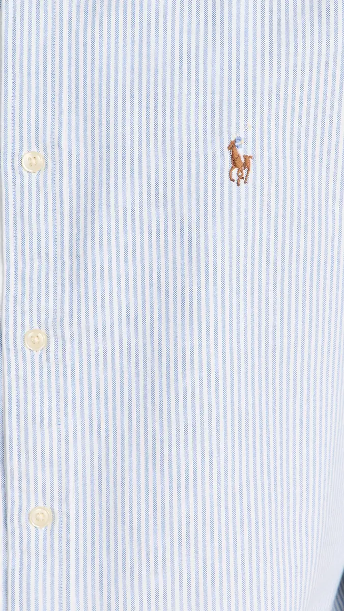 Polo Ralph Lauren Classic Fit Striped Oxford Shirt | Thumbnail 6 Polo Ralph Lauren Classic Fit Striped Oxford Shirt | Thumbnail 6