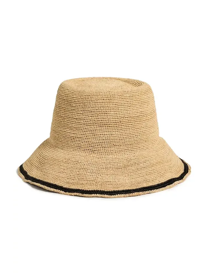 Hat Attack Stripe Edge Modern Crochet Bucket Hat