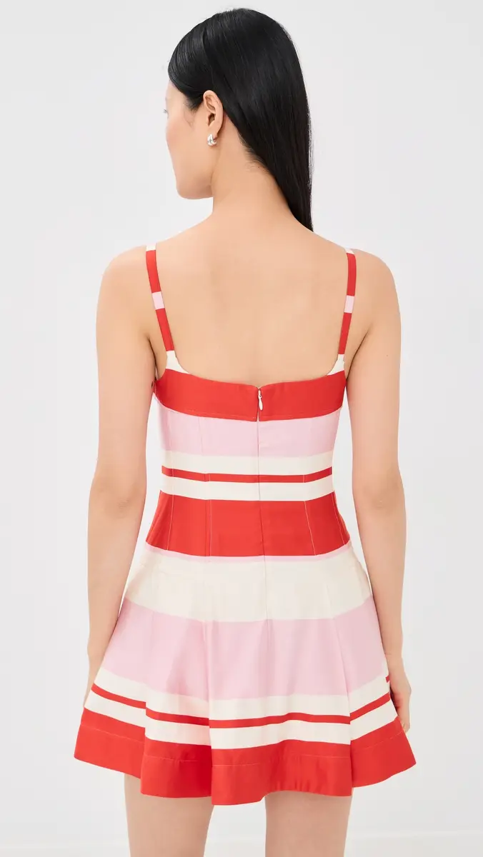 SIMKHAI Nelly Bustier Mini Dress Tulip Stripe | Thumbnail 3 SIMKHAI Nelly Bustier Mini Dress Tulip Stripe | Thumbnail 3