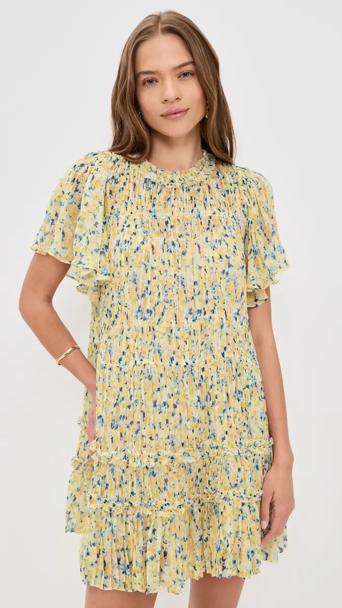 Ulla Johnson Ryla Silk Mini Dress | Thumbnail 5 Ulla Johnson Ryla Silk Mini Dress | Thumbnail 5