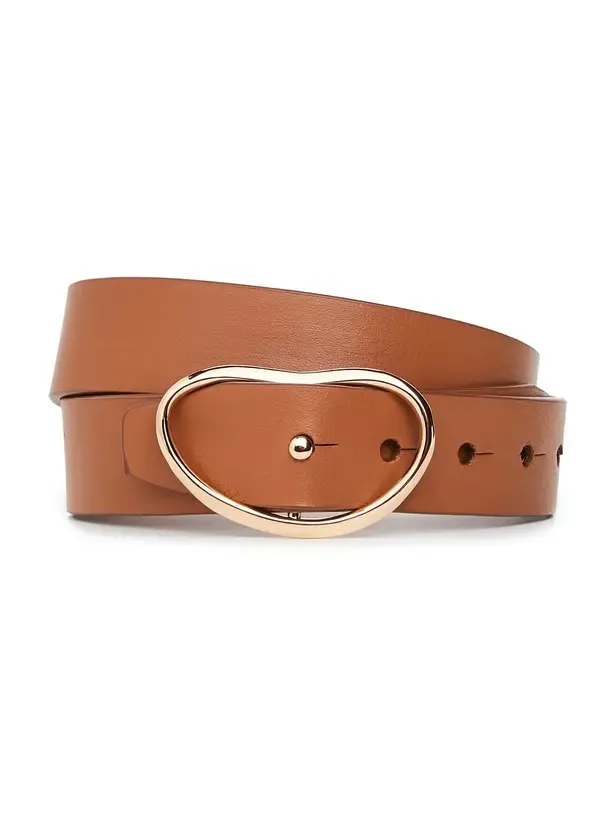 Wide Georgia Belt In Tan Tan Wide Georgia Belt In Tan Tan