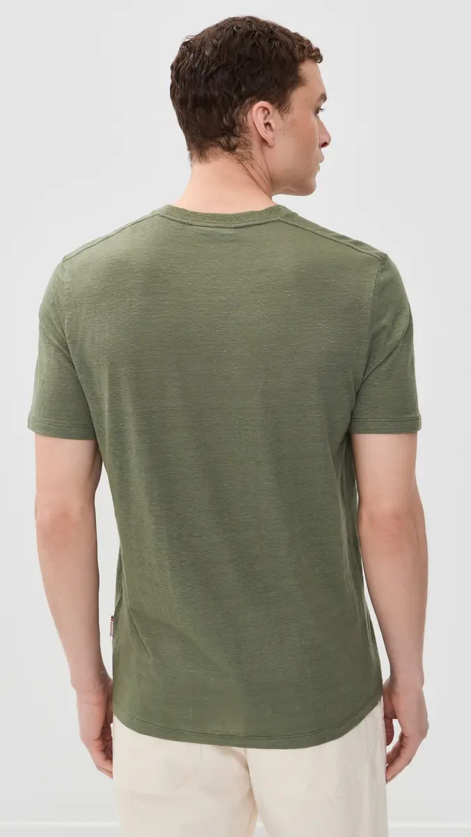Orlebar Brown OB Standard Linen Tee | Thumbnail 3 Orlebar Brown OB Standard Linen Tee | Thumbnail 3