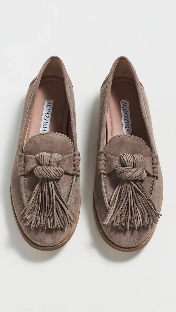 Aquazzura Freddie Moccasins Tortora | Thumbnail 5