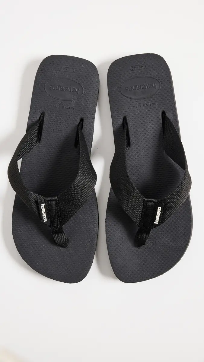 Havaianas Urban Basic Flip Flops Black | Thumbnail 4