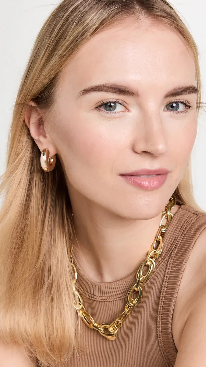 By Adina Eden Bubble Hoop Earrings | Thumbnail 3
