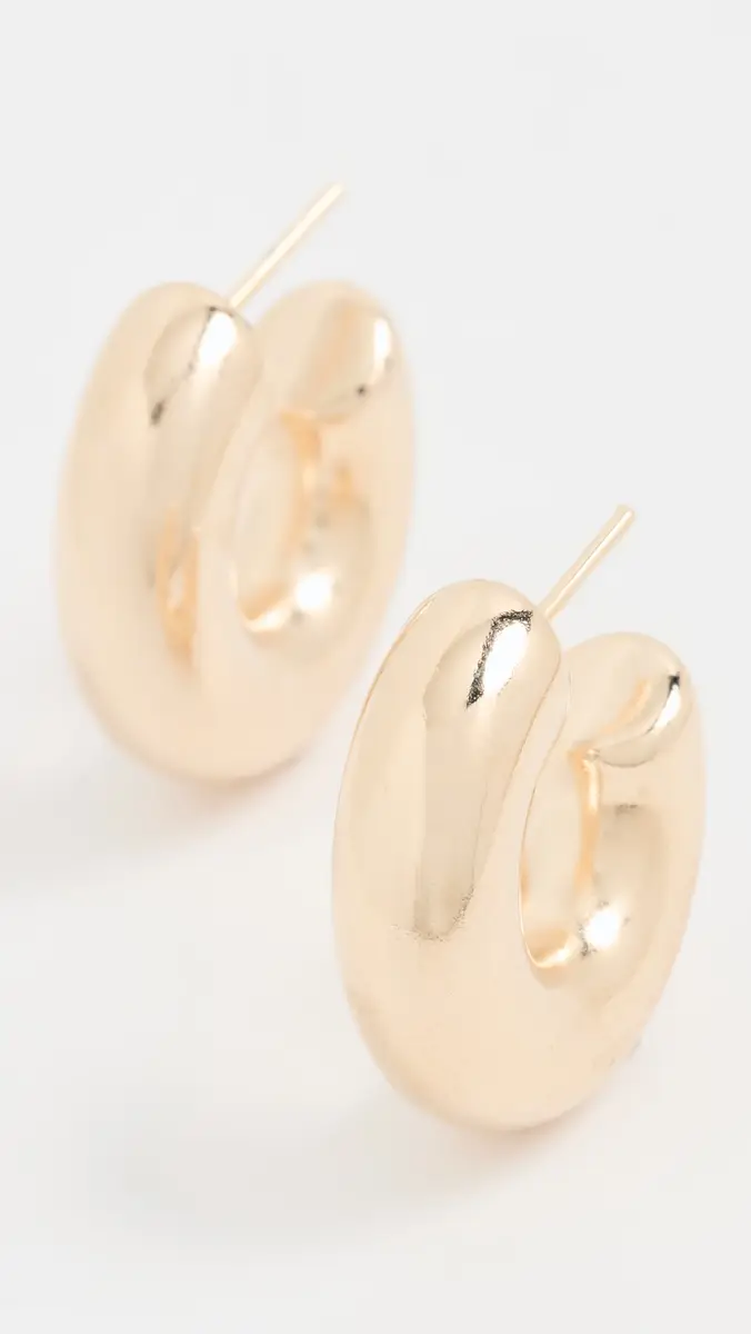 By Adina Eden Bubble Hoop Earrings | Thumbnail 4