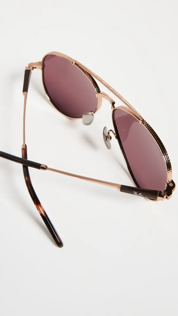 Ray-Ban Aviator II Sunglasses Rose Gold One Size | Thumbnail 5