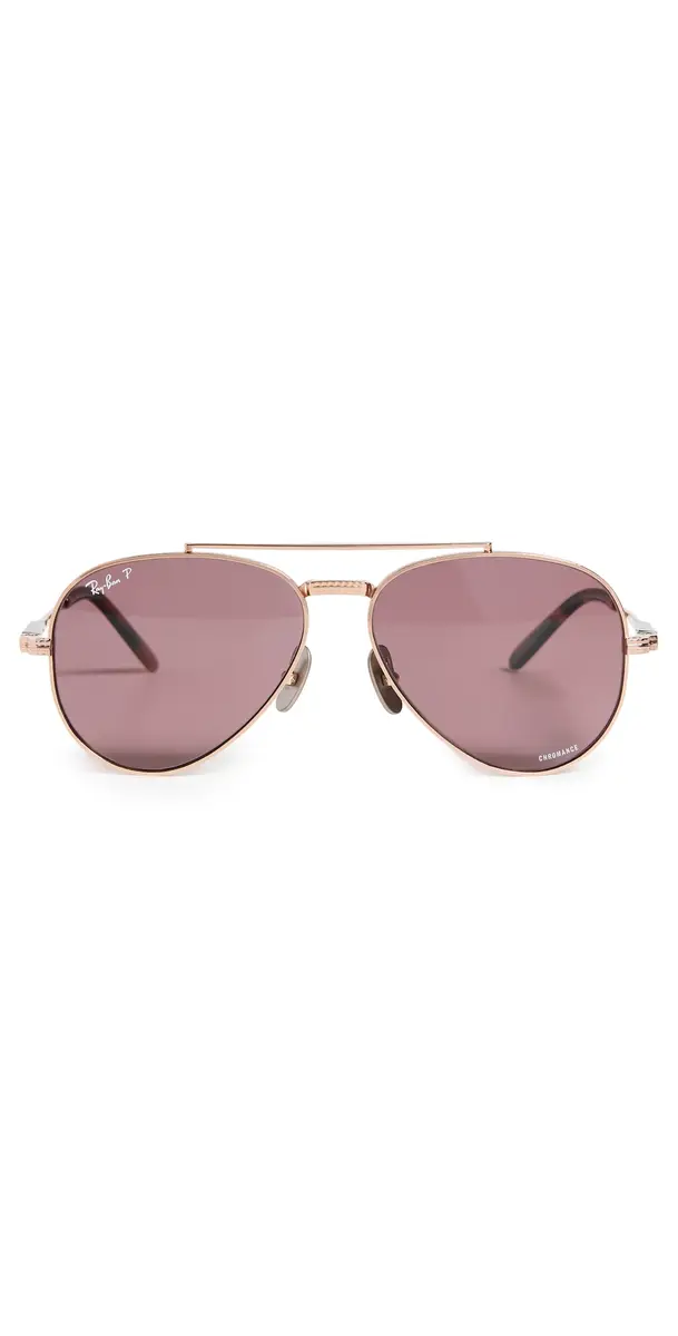 Ray-Ban Aviator II Sunglasses Rose Gold One Size | Image 1 Ray-Ban Aviator II Sunglasses Rose Gold One Size | Image 1