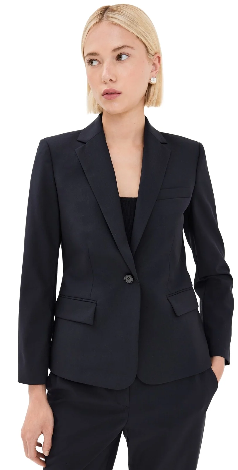 1 Button Slim Jacket