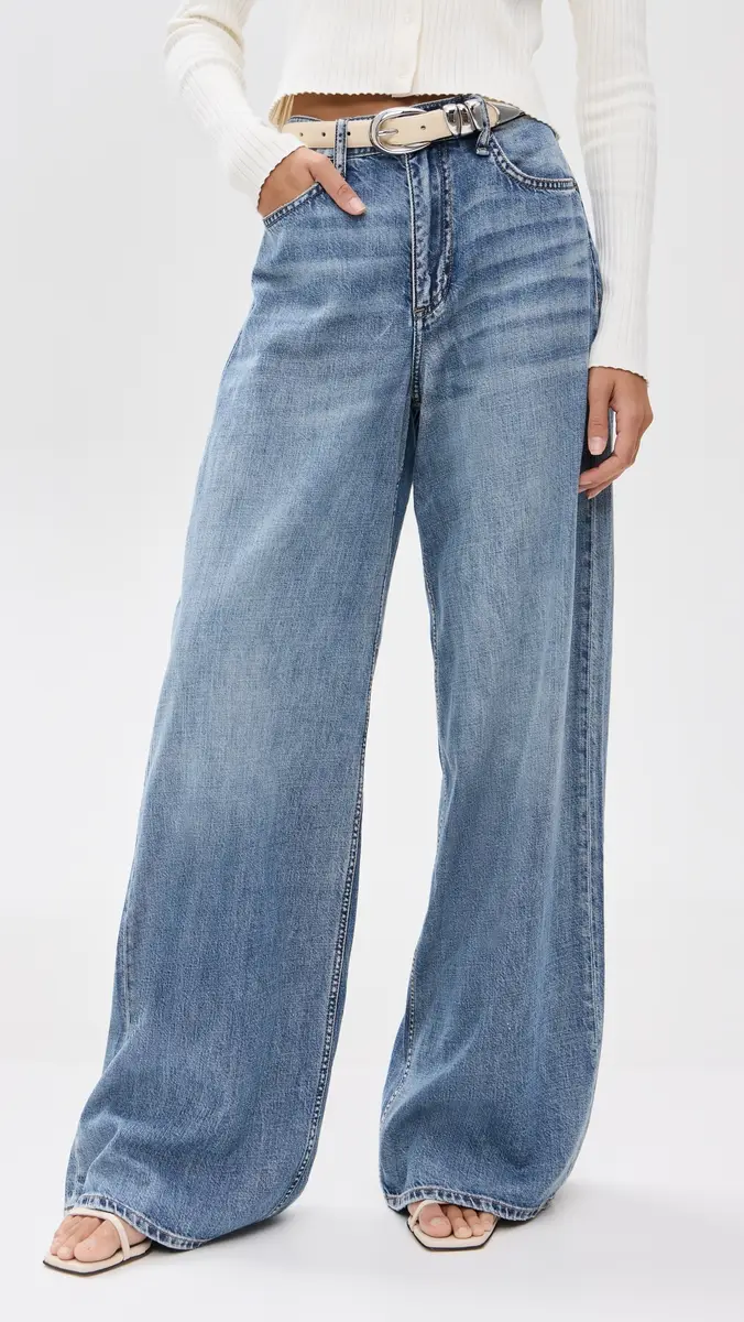 rag & bone Featherweight Sofie High Rise Wide Jeans | Thumbnail 2 rag & bone Featherweight Sofie High Rise Wide Jeans | Thumbnail 2