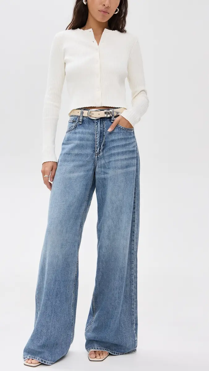 rag & bone Featherweight Sofie High Rise Wide Jeans | Thumbnail 5 rag & bone Featherweight Sofie High Rise Wide Jeans | Thumbnail 5