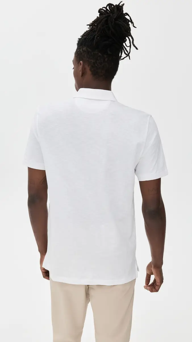 Faherty Sunwashed T-Shirt Polo | Thumbnail 3 Faherty Sunwashed T-Shirt Polo | Thumbnail 3
