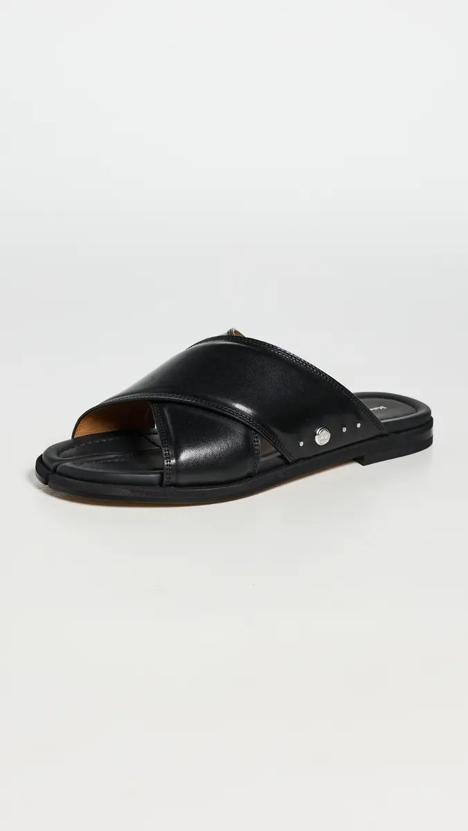 Maison Margiela Tabi Numbers Crossed Sandals Black | Thumbnail 2