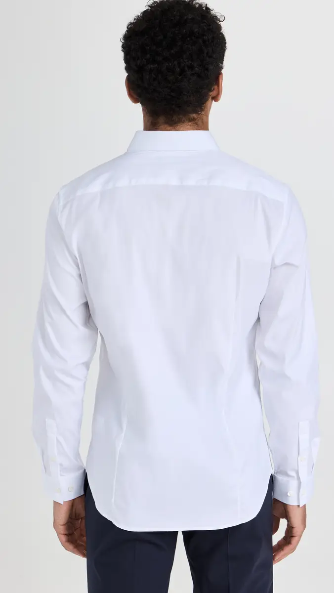 Theory Sylvain Good Cotton Shirt | Thumbnail 3 Theory Sylvain Good Cotton Shirt | Thumbnail 3