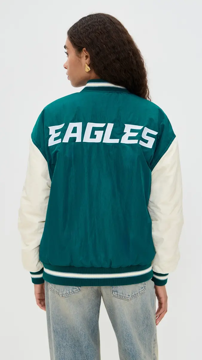 Terez Eagles Colorblock Bomber Jacket | Thumbnail 3 Terez Eagles Colorblock Bomber Jacket | Thumbnail 3