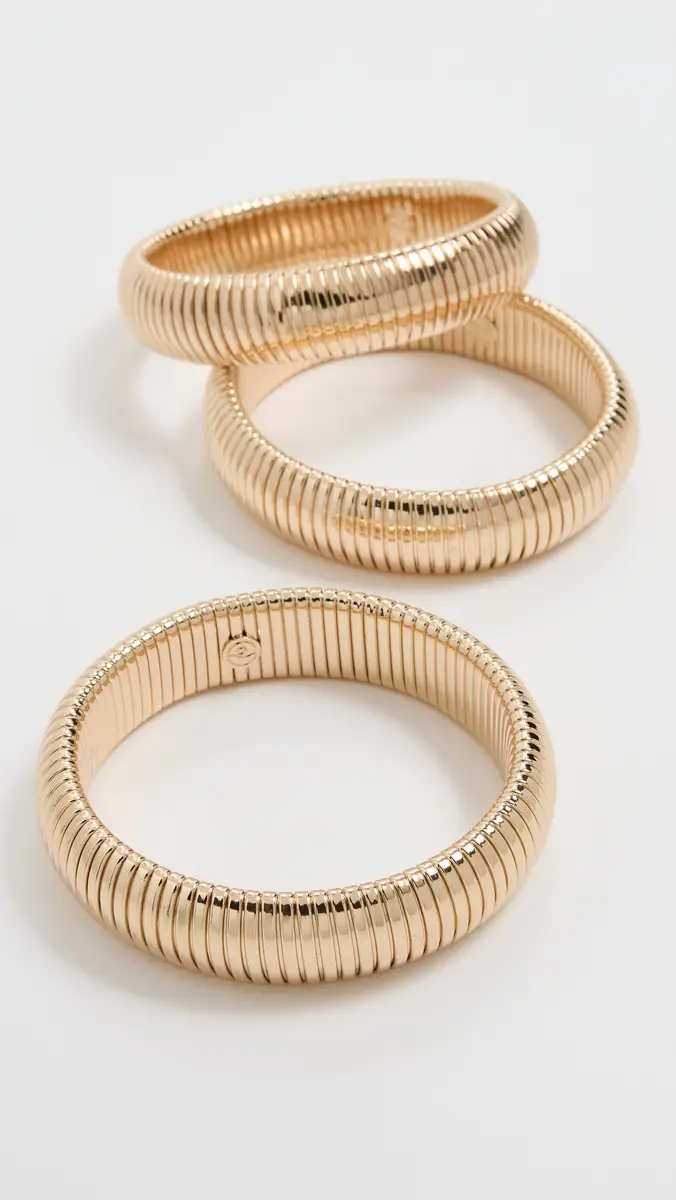 Ettika Flex Snake Chain Stretch Bracelet Set | Thumbnail 2