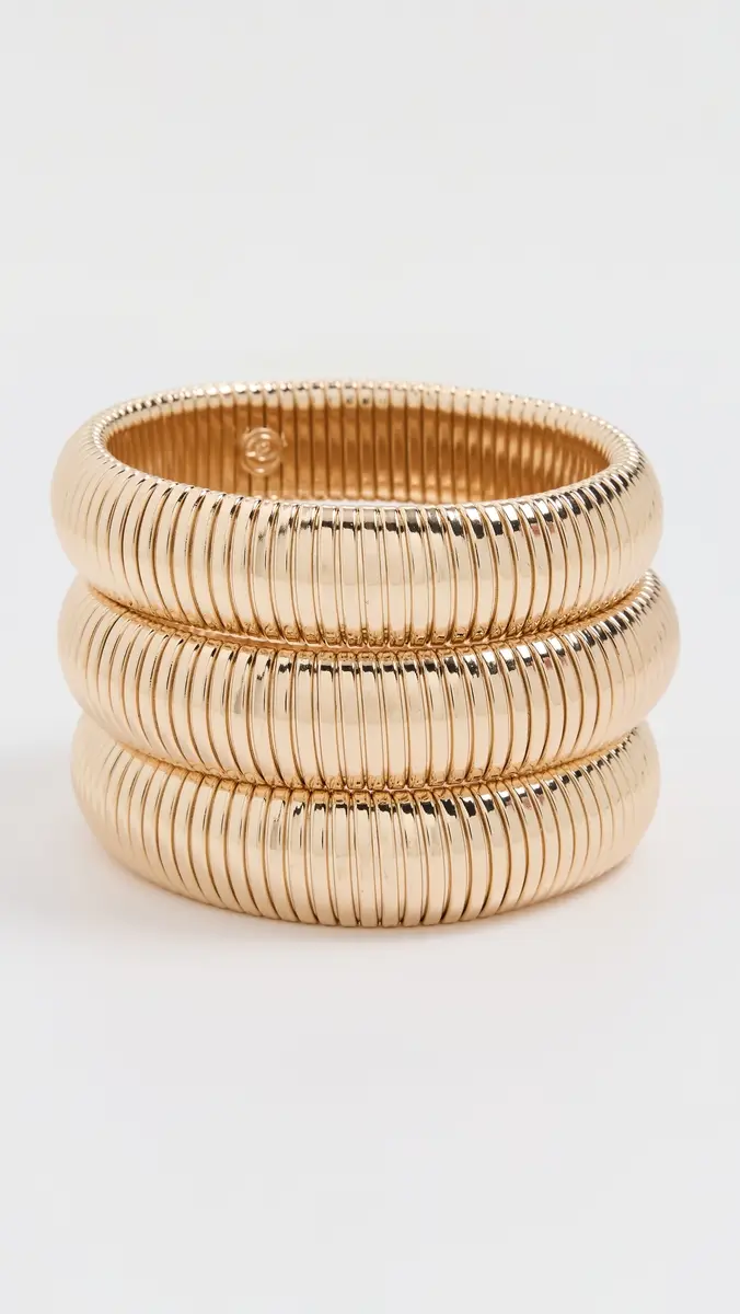 Ettika Flex Snake Chain Stretch Bracelet Set | Thumbnail 4
