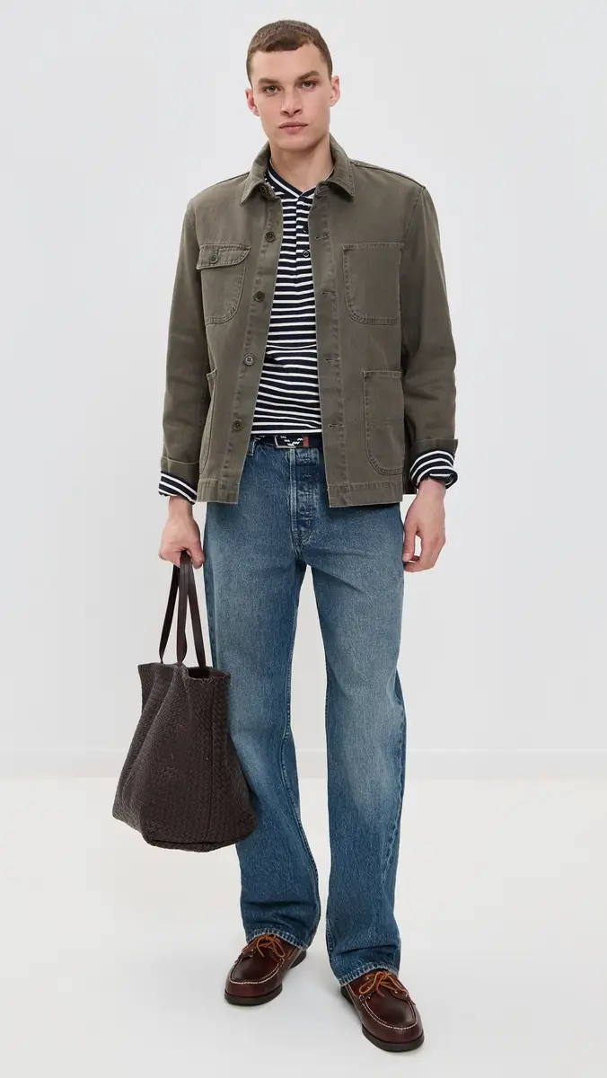 Alex Mill AM Relaxed Straight 5 Pocket Jeans | Thumbnail 5